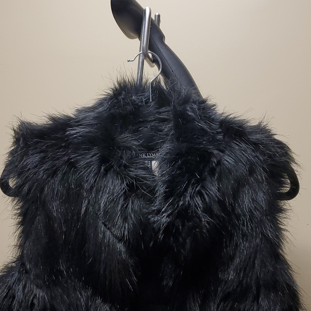 Faux fur vest Canadian Made